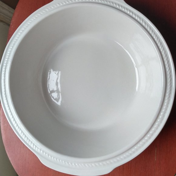 2 Qt Covered Casserole with Lattice Pattern TTO6 - Picture 5 of 8